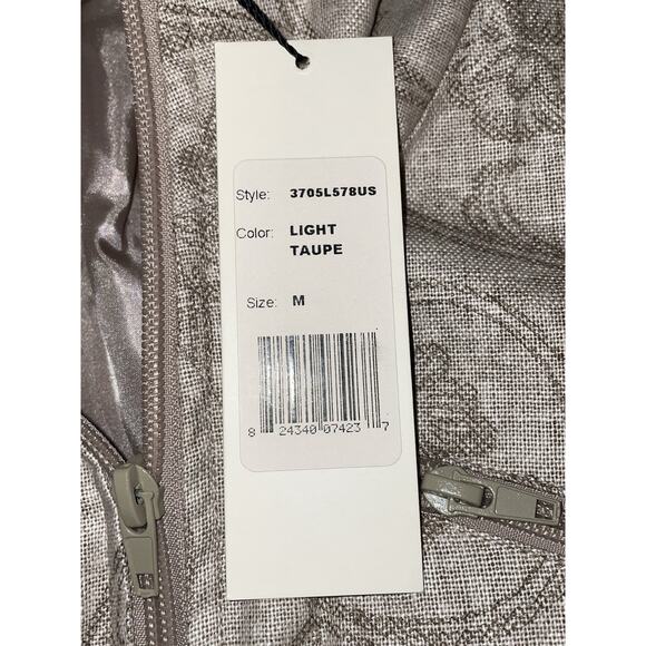 Robert Kitchen Canada Jacket Light Taupe Medium Linen Blend NWT - Picture 5 of 9